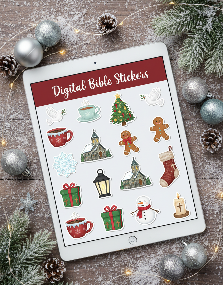 Free digital Bible journaling sticker 1 for iPad