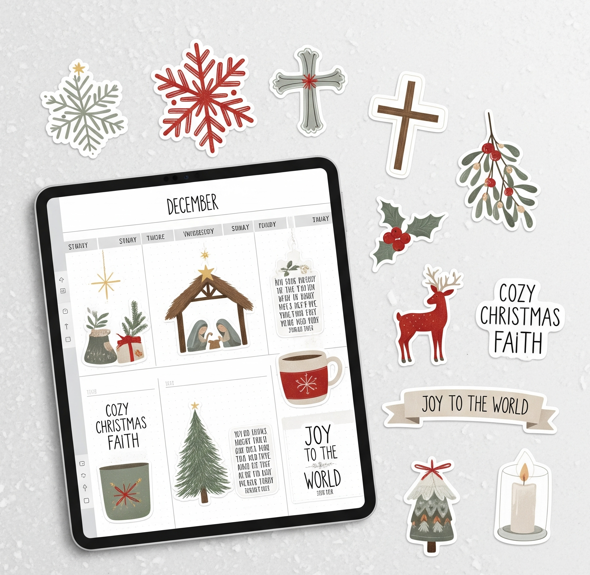 Free digital Bible journaling sticker 5 for iPad